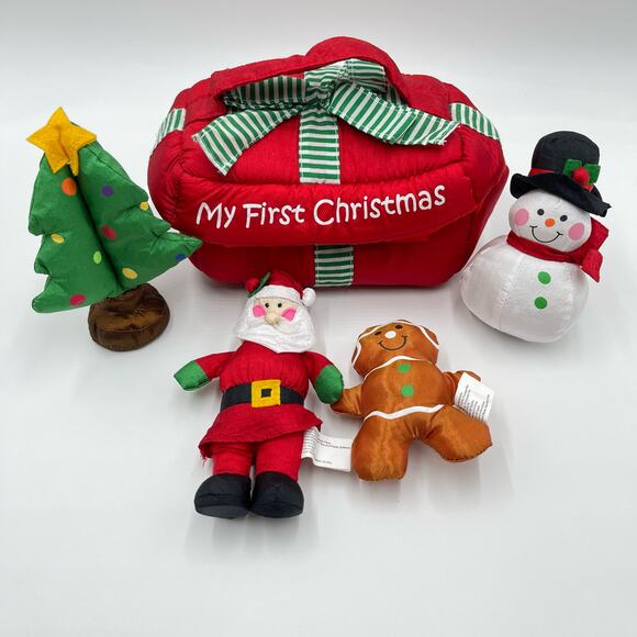 2001 Vintage My First Christmas by Best Rank Toy Factory Nylon Set Holiday Gift - Picture 10 of 12